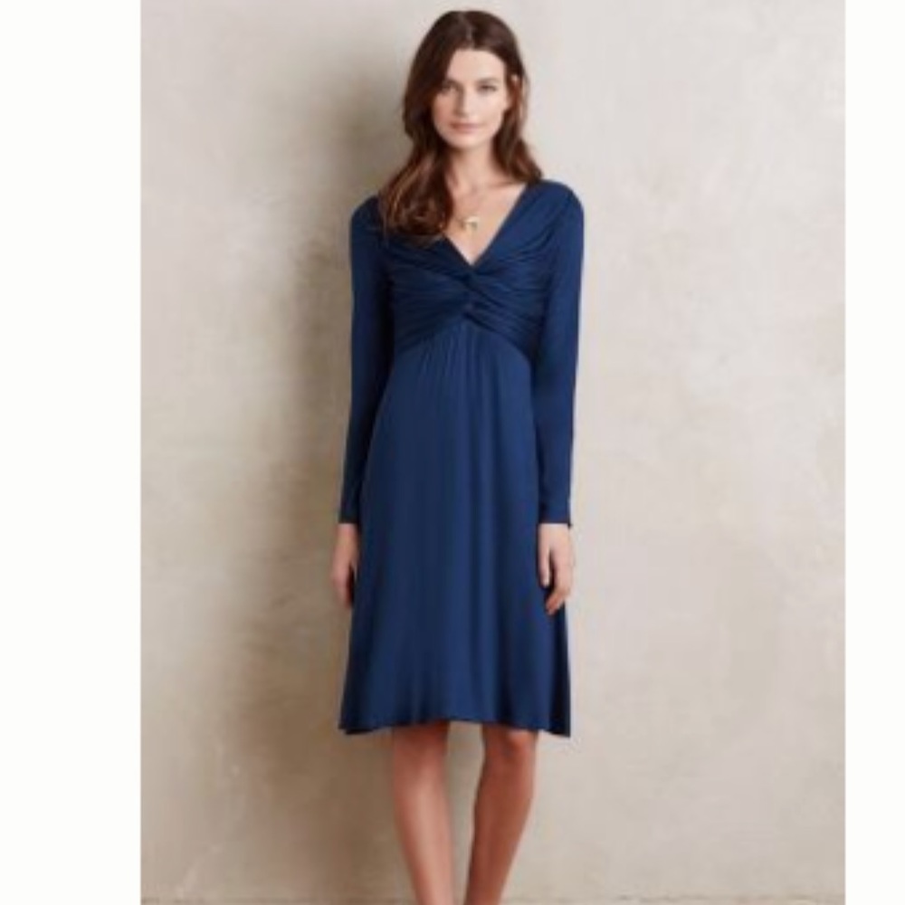 Gathered Jersey Dress by Bailey 44